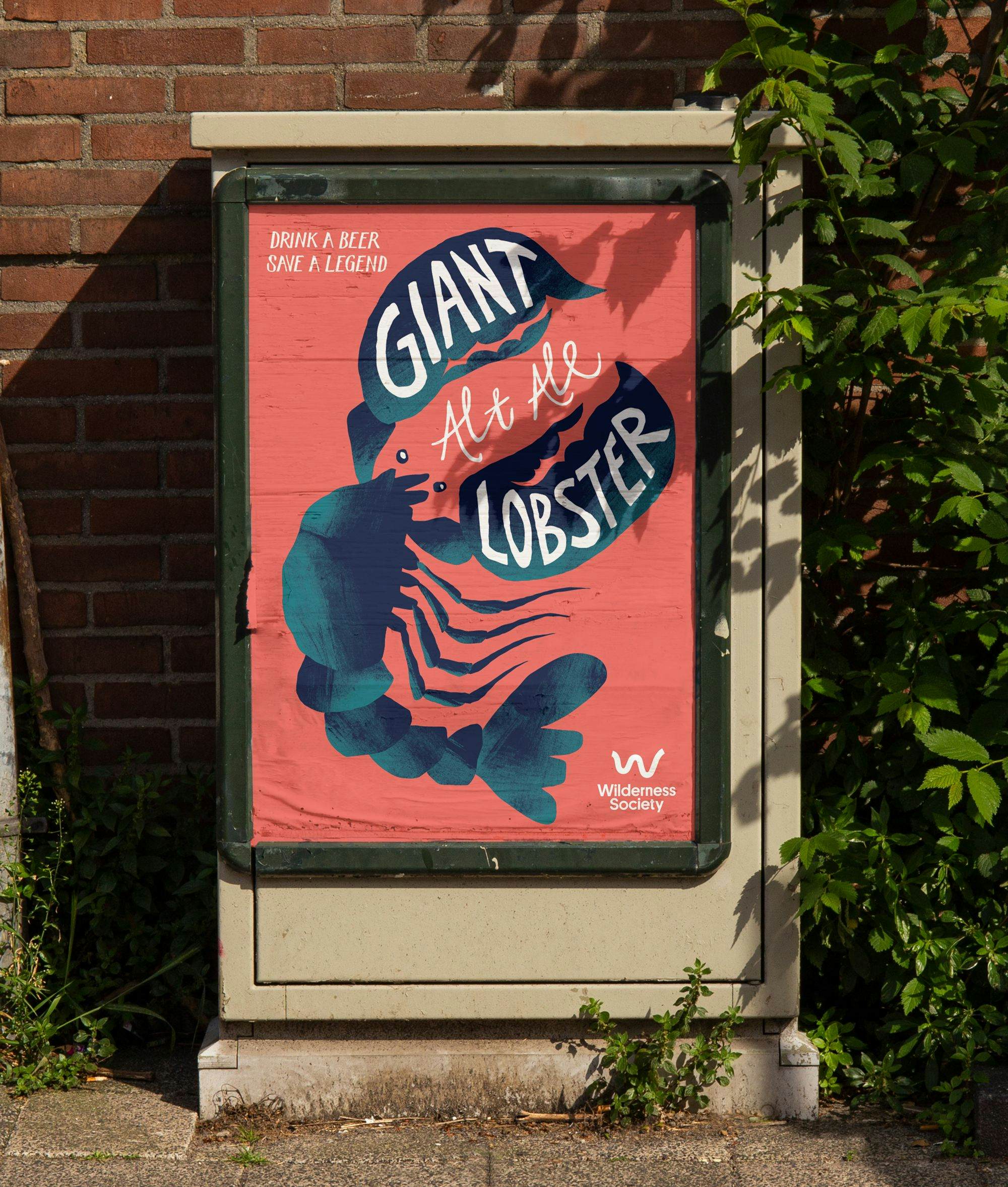 Giant Lobster Beer Wilderness Society by Alter